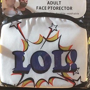 ADULT Face mask Protectors  (Blue, Yellow & White)